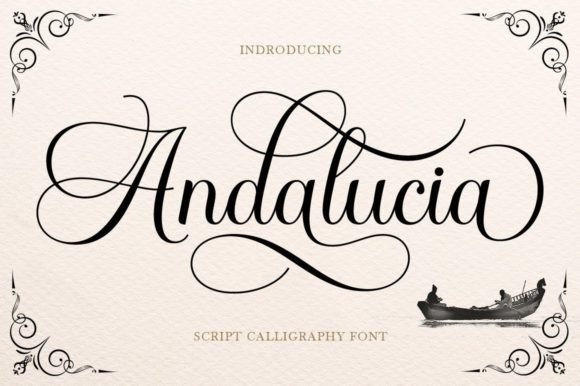 Andalucia: Crafting Timeless Elegance with a Calligraphic Script Font