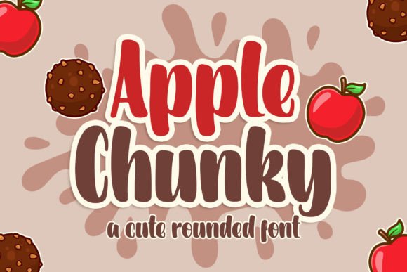 Apple Chunky: A Playful Font for Creative Branding