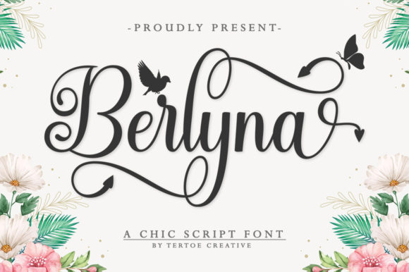 Berlyna: Elevating Creative Projects with Elegant Script Typography