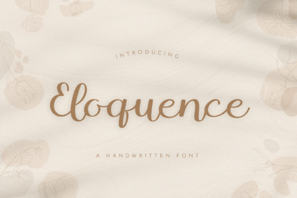 Eloquence: A Fresh Script Font for Modern Design