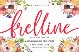 Frelline: A Handwritten Font for Friendly, Creative Designs