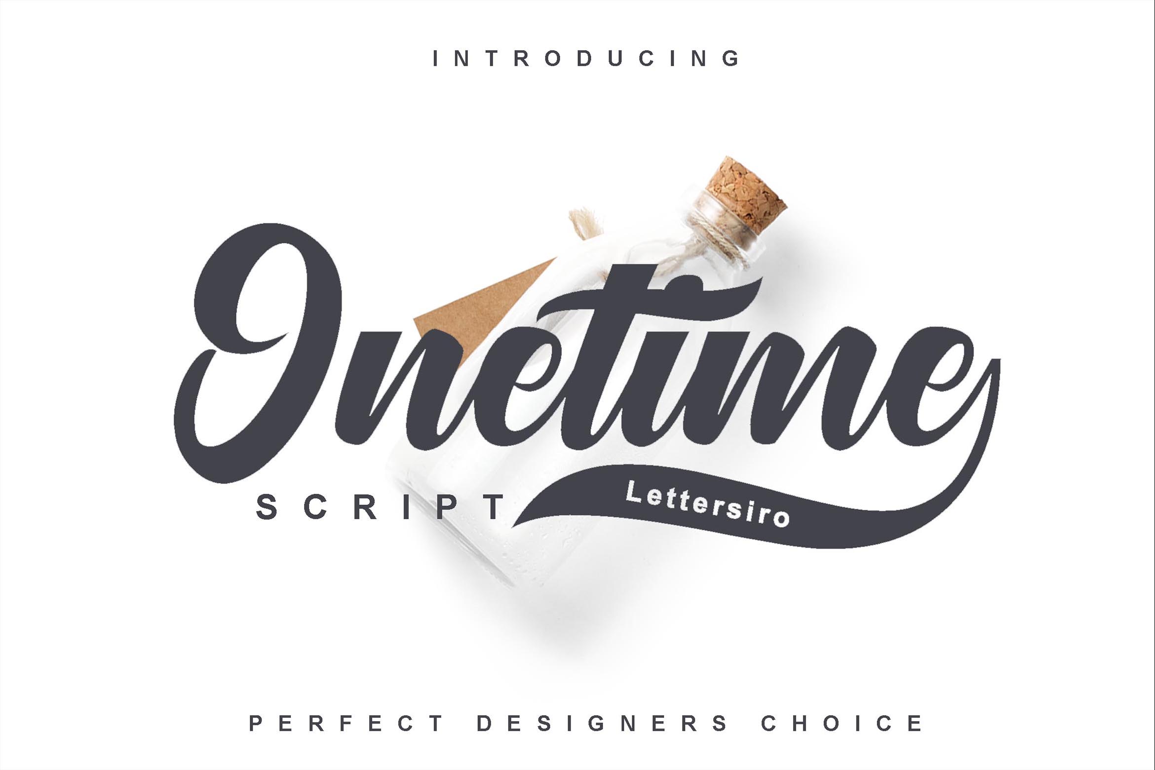 Onetime: The Handwritten Script Font for Elegant Branding