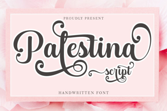 Palestina: A Script Font That Brings Creative Ideas to Life