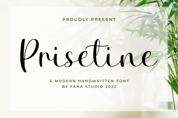 Prisetine Script: Elevating Modern Design with Elegant Typography