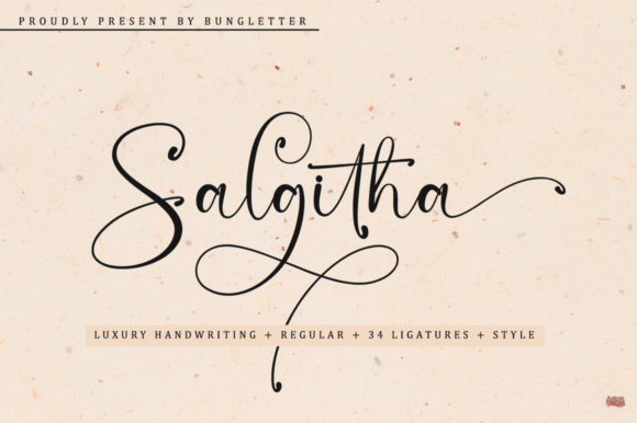 Salgitha: Elevating Design with Modern Luxury Script Typography
