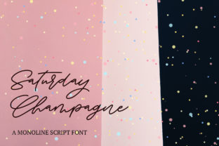 Saturday Champagne: Elevating Design with Vibrant Typography