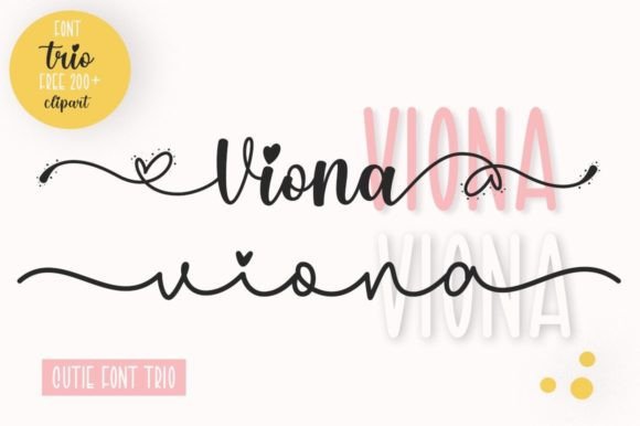 The Viona Font Trio: A Designer's Guide to Chic Typography