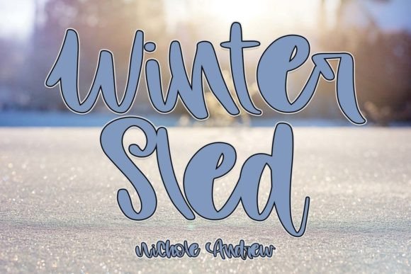 Winter Sled: A Handwritten Font for Authentic Branding