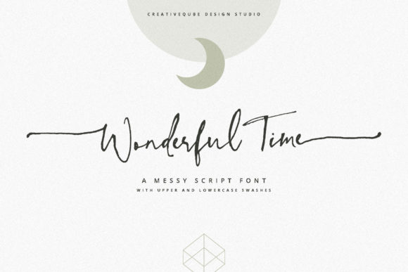 Wonderful Time: Elevating Design with Elegant Script Typography