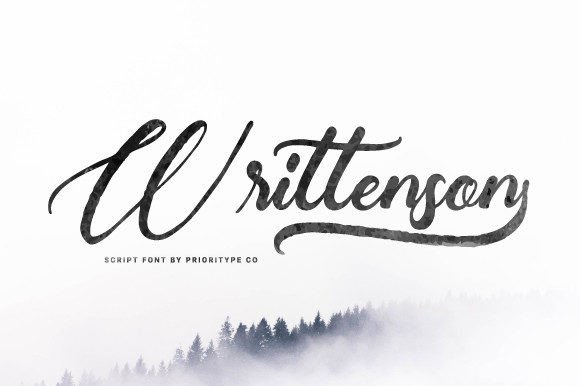 Writtenson: The Rough Script Font for Authentic Branding
