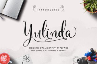 Yulinda: A Modern Calligraphy Typeface for Dynamic Design